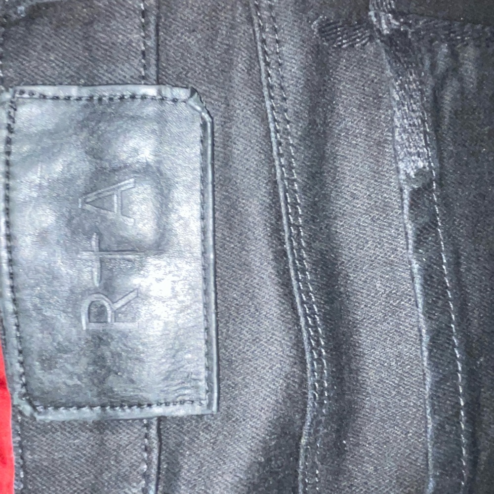 All Black RTA Biker Jeans